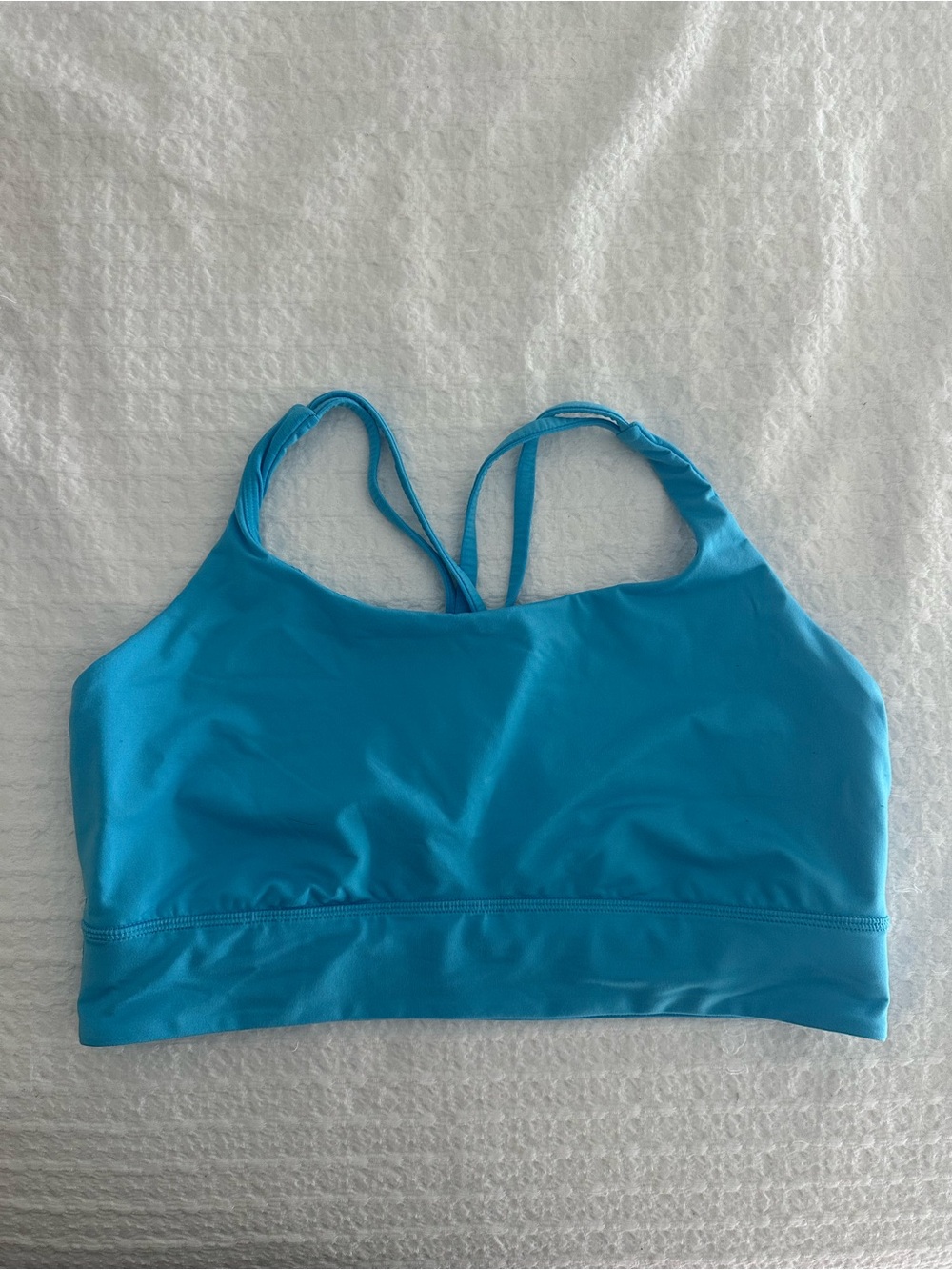 lululemon athletica Bright Blue Strappy Sports Bra